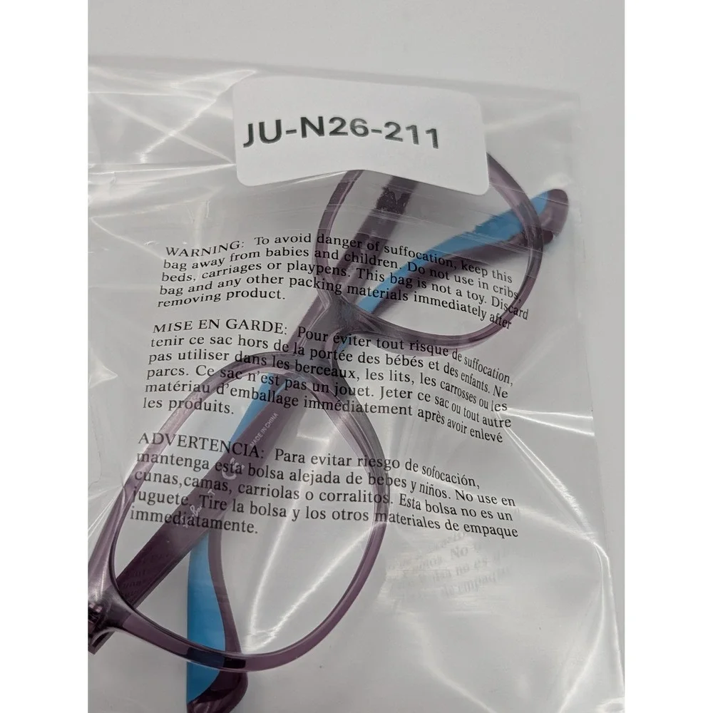 Ray-Ban RB1598 3776 Kids Eyeglass Frames Purple Teal Two-Tone 49-16-130